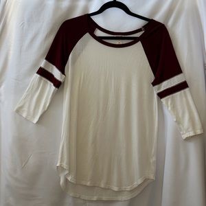 Mossimo baseball style, 3/4 sleeve shirt